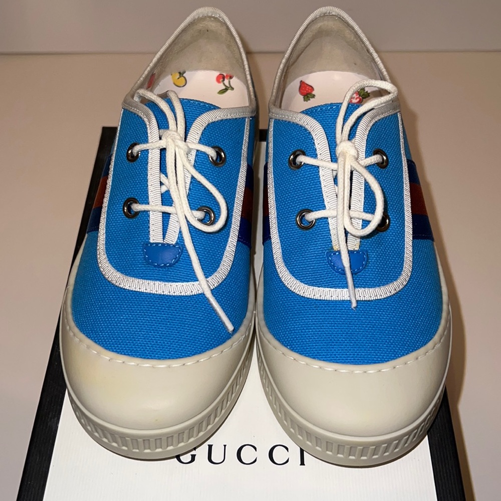 Brand new kids Gucci tennis 1977 sneakers
